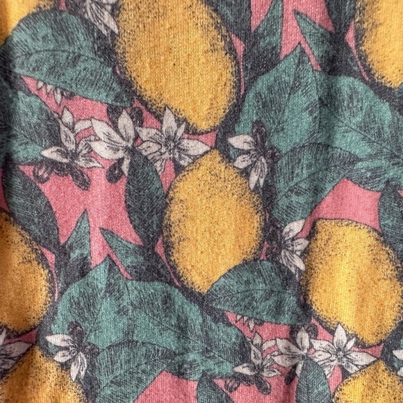 Grey Vintage Pink Lemon Romper Size 3M - Picture 3 of 7